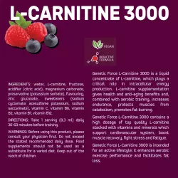 GENETIC FORCE L-карнитин 3000 L-Карнитин жидкий