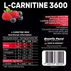 GENETIC FORCE L-CARNITINE 3600 L-Карнитин жидкий